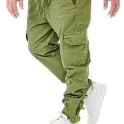 Urban Classics Herren Cargo Jogginghose Mit Tunnelzug Oliv Grün