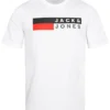 Jack & Jones Jack And Jones Herren NOOS T-Shirt Mit Rundhals Und Logo Print Weiss