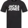 Jack & Jones Jack And Jones Herren NOOS T-Shirt Mit Rundhals Und Logo Print Schwarz Weiss -Deutschland Jack & Jones Verkaufs-Shop 23030363
