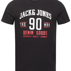 Jack & Jones Jack And Jones Herren NOOS 3-Pack T-Shirt Mit Rundhals Logo Print Weiss Schwarz Navy -Deutschland Jack & Jones Verkaufs-Shop 23030367 2