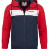 Jack & Jones Jack And Jones Herren NOOS Bomber Jacke Kapuze 2-Pockets True Rot Navy Blau Weiss -Deutschland Jack & Jones Verkaufs-Shop 23030379
