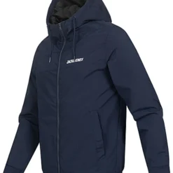 Jack & Jones Jack And Jones Herren NOOS Bomber Jacke Kapuze 2-Pockets Solid Navy Blazer Blau 7 Jack & Jones Jack And Jones Herren NOOS Bomber Jacke Kapuze 2-Pockets Solid Navy Blazer Blau -Deutschland Jack & Jones Verkaufs-Shop 23030381 1