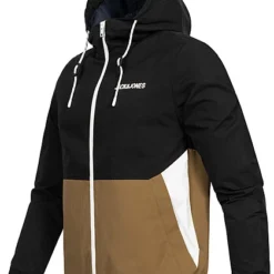 Jack & Jones Jack And Jones Herren NOOS Bomber Jacke Kapuze 2-Pockets Schwarz Otter Beige Weiss 6 Jack & Jones Jack And Jones Herren NOOS Bomber Jacke Kapuze 2-Pockets Schwarz Otter Beige Weiss -Deutschland Jack & Jones Verkaufs-Shop 23030385 1