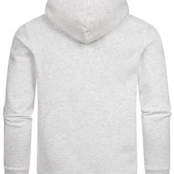 Jack & Jones Jack And Jones Herren Hoodie Mit Kängurutasche Und Logo Print Weiss Melange -Deutschland Jack & Jones Verkaufs-Shop 23030392 2