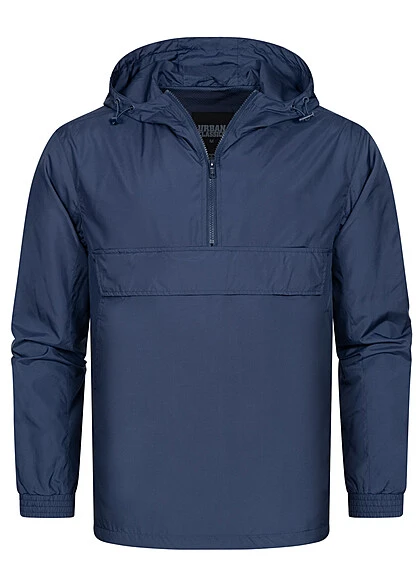 Urban Classics Herren Jacke Windbreaker Mit Kapuze Und Brusttasche Vorne Dunkel Blau 3 Urban Classics Herren Jacke Windbreaker Mit Kapuze Und Brusttasche Vorne Dunkel Blau