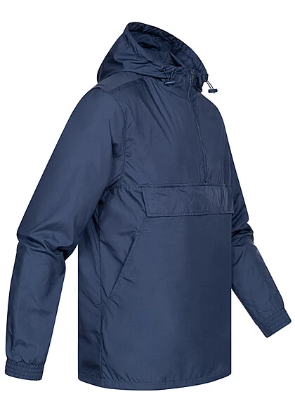 Urban Classics Herren Jacke Windbreaker Mit Kapuze Und Brusttasche Vorne Dunkel Blau 4 Urban Classics Herren Jacke Windbreaker Mit Kapuze Und Brusttasche Vorne Dunkel Blau – Bild 2