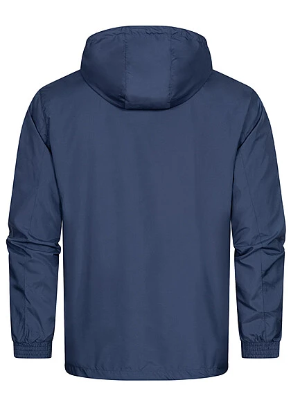 Urban Classics Herren Jacke Windbreaker Mit Kapuze Und Brusttasche Vorne Dunkel Blau 5 Urban Classics Herren Jacke Windbreaker Mit Kapuze Und Brusttasche Vorne Dunkel Blau – Bild 3