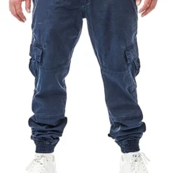 Urban Classics Herren Twill Cargo Jogginghose Midnight Navy Blau -Deutschland Jack & Jones Verkaufs-Shop 23040023 1