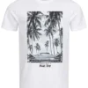 Mister Tee Herren T-Shirt Mit Today Was A Good Day Print Weiss Schwarz -Deutschland Jack & Jones Verkaufs-Shop 23050087