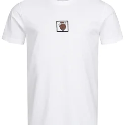 Mister Tee Herren T-Shirt Mit LA Sketch Patch Weiss Schwarz