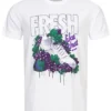 Mister Tee Herren T-Shirt Mit Rundhals Und Fresh Print Weiss -Deutschland Jack & Jones Verkaufs-Shop 23060044